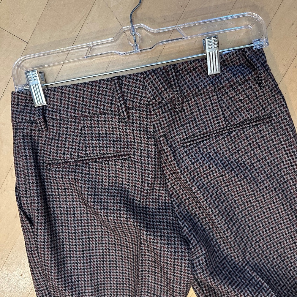 GUCCI brown herringbone plaid wool pant, 38/XS, GD1201 - Picture 4 of 8